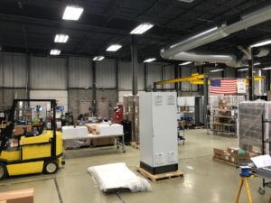 alt="image of ASG's warehouse showing the operation floor"